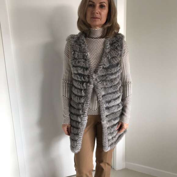 VM Jackets & Blazers - Real rabbit fur size M🐰🐰🐰